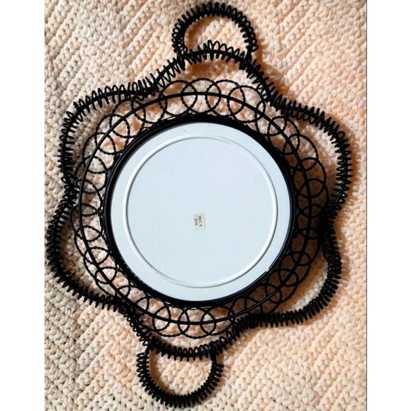 VTG Set Ceramic Black Wire Handled Hotplates - Picture 8 of 8